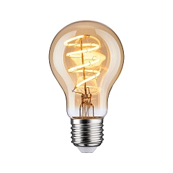 LED Birnenlampe, E27, 5W, 2500K, 250lm, dimmbar, gold