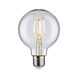 LED Filament Globelampe G80, E27, 4,8W, 2700K, 470lm, klar