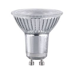 LED Reflektorlampe GU10, 7W, 2700K, 550lm, dimmbar, silber