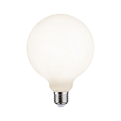 LED Deko-Filament GLOBE G125 WHITE LAMPION V2, E27, 4.3W 3000K 400lm, dimmbar, wei� / glatt-matt