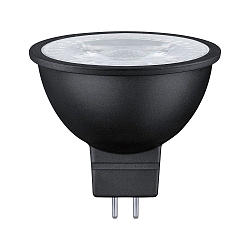 LED Reflektorlampe GU5,3, 36�, 6W, 12V, 4000K, 445lm, 3-Stufen dimmbar, schwarz matt