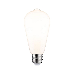 LED Filamentlampe ST64, E27, 7W, 2700K, 806lm, dimmbar, opal