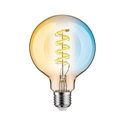 LED Smart Home Filamentlampe ZigBee G95, Tunable White, E27, 7,5W, 2200-5500K, 600lm, dimmbar, gold