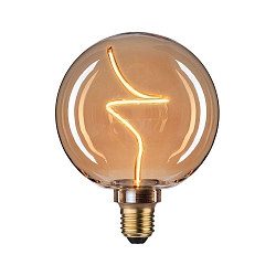 LED Filament-Globelampe FLOATING SHINE G125 V1, 230V, E27, 4W 1800K 250lm, 3-step dimmbar, Goldglas