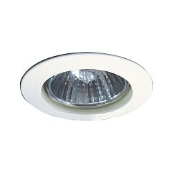 Einbauleuchte PREMIUM LINE, rund, 230V, � 7.9cm, GU10 max. 50W, Wei� / Alu