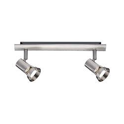Paulmann Spot Teja 2 flames nickel satined, excl. Lamp, max. 10W GU10