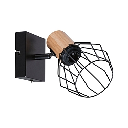 spot LANKA 1 flame E14, black dimmable