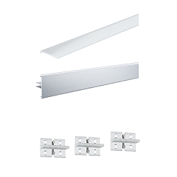 MaxLED / Your LED Strip Duo Alu-Profil Set, 200cm, inkl. Seiten-Diffusoren, Alu eloxiert