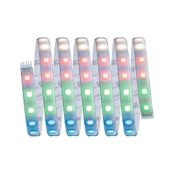 LED Strip MaxLED 500 RGBW, IP44 �Protection Cover�, 24V DC, 30W RGB+3000K 1250lm, 250cm, dimmbar, Silber