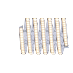 LED Strip MaxLED 1000 Warmwei�, IP44 �Protection Cover�, 24V, 29W 2700K 2750lm, 250cm, dimmbar, Silber