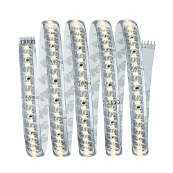 Basisset LED Strip MaxLED 1000 Warmwei�, beschichtet, dimmbar, 230/24V, 60VA, 20W 2700K 1320lm, Silber, 150cm