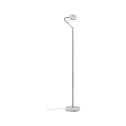 Paulmann LED Floor lamp Ramos 13W white matt/chrome with foot dimmer