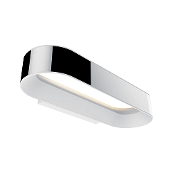 LED Wandleuchte AGENA, IP44, UP/Down, indirekt, 20W 2700K 1800lm, Chrom/Wei� matt, dimmbar