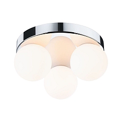 wall and ceiling luminaire GOVE G9 IP44, chrome, mat 