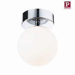 wall and ceiling luminaire GOVE IP44, chrome, mat 