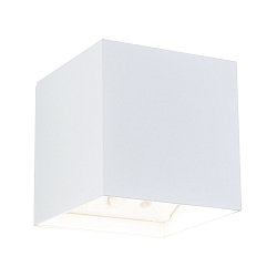 battery wall luminaire NYARA UP&DOWN square IP44, white 