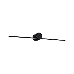 wall luminaire SAVA IP44, black matt 