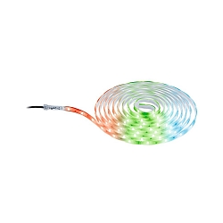 LED Stripe SimpLED OUTDOOR, Komplettset, 5m, 13W, 230/24V DC, RGB, 39lm/m, IP65, transparent