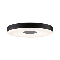 ceiling luminaire PURIC PANE II up / down, round IP20, grey, black dimmable