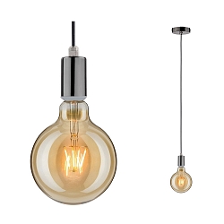 Pendant luminaire LARUS, IP44, 230V E27 max. 20W, metal
