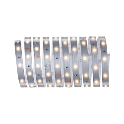 LED Strip Basis-Set MaxLED 250 WW, IP20, 230 Vac / 24Vdc, 12W 2700K 900lm, 300cm, dimmbar, Silber