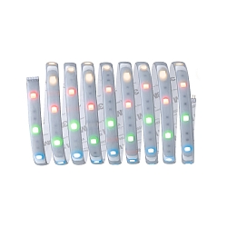 LED Strip MaxLED 250 RGBW, IP44 �Protecting Cover�, 24V DC, Silber, 250cm, 17W RGB+3000K 575lm