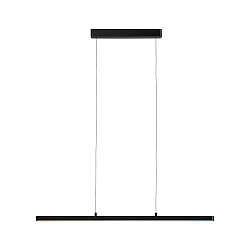 pendant luminaire LENTO ZigBee controllable IP20, black matt dimmable