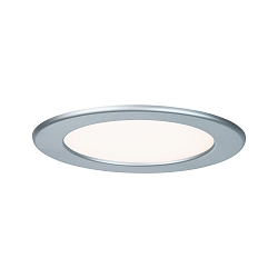 LED Recessed luminaire QUALITY PREMIUM PANEL LED, round, IP44, 1x12W, 2700K, 230V, 170mm, chrome matt
