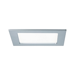 LED Recessed luminaire QUALITY PREMIUM PANEL LED, square, IP44, 1x12W, 4000K, 230V, 165x165mm, chrome matt