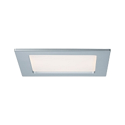 LED Recessed luminaire QUALITY PREMIUM PANEL LED, square, IP44, 1x12W, 2700K, 230V, 165x165mm, chrome matt