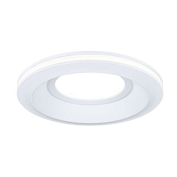 recessed luminaire SORMUS round, set of 1 IP65, white matt  6,5W 560lm 3000K 100� 100� CRI >80