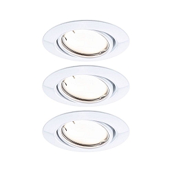 recessed luminaire BASE COIN LED swivelling, set of 3, ZigBee controllable LED IP20