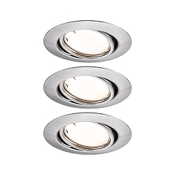 recessed luminaire BASE COIN LED swivelling, set of 3, ZigBee controllable LED IP20