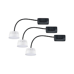 LED lamp COIN NOVA PLUS set of 3, switchable Coin 6W 470lm 2700K 100� CRI >80 