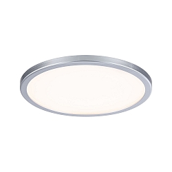 LED Recessed Panel AERO VariFit, round, IP44, � 17.5cm, 15W 3000K, chrome matt