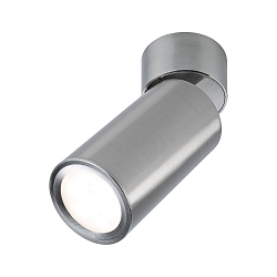 ceiling luminaire TURNAL COIN, brushed iron dimmable