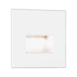 LED Wandeinbauleuchte EDGE, eckig, 1,2W, 2700K, 50lm, wei�