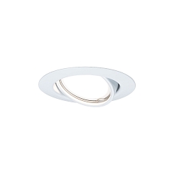 Einbauleuchten-Set BASE, � 9cm, 230V, inkl. GU10 5W 3000K 350lm 100�, schwenkbar 20�, Metall, Wei�
