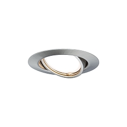 Einbauleuchten-Set BASE, � 9cm, 230V, inkl. GU10 5W 3000K 350lm 100�, schwenkbar 20�, Metall, Eisen geb�rstet