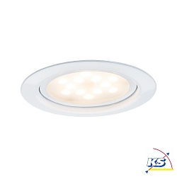 LED Möbeleinbauleuchte SET LED, 3x4,5W, 12VA, 230V/350mA, 65mm, weiß