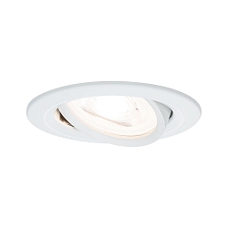 Paulmann Recessed luminaire Nova, IP23, round, set of 1, excl. lamp, max. 35W, GU10, white