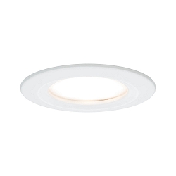 Paulmann Recessed luminaire LED Coin Slim, IP44, round, 6,8W, set of 1 dimmable