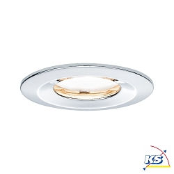 Paulmann Recessed luminaire LED Coin Slim IP65, round, 6,8W, set of 1 dimmable, chrome
