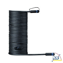 Plug&Shine Kabel IP68 mit 3 Anschlussbuchsen Schwarz, 10m