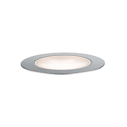 PLUG & SHINE Boden-Einbauleuchte FLOOR ECO, IP65, 24V, 1.3W 3000K 50lm 90�, dimmbar, Silber
