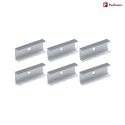 Zubehör für Outdoor Plug&Shine LED Strips - Befestigungsclip-Set (6 Stk.), Aluminium, L 5cm / H 1cm