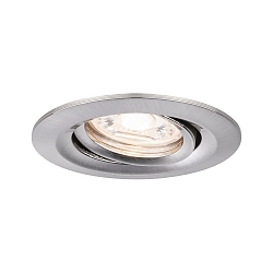 LED Recessed luminaire NOVA MINI with Module COIN, swivelling, 4W 2700K 310lm, iron brushed