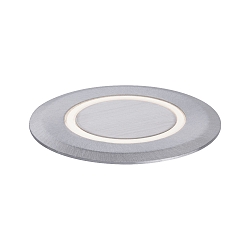 floor recessed luminaire HOUSE LED � 50MM RING round, passable, switchable IP67, stainless steel brushed 