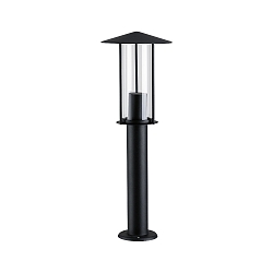 Outdoor Standlleuchte CLASSIC IP44, 50cm, 230V, E27 max. 15W (exkl.). Metall / Glas, Metall, anthrazit / klar
