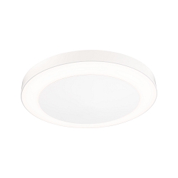 Outdoor LED Wand-/Deckenleuchte CIRCULA SENSOR, IP44, � 32cm, 230V, 10W 3000K 1800lm, mit  PIR-Sensor, wei�